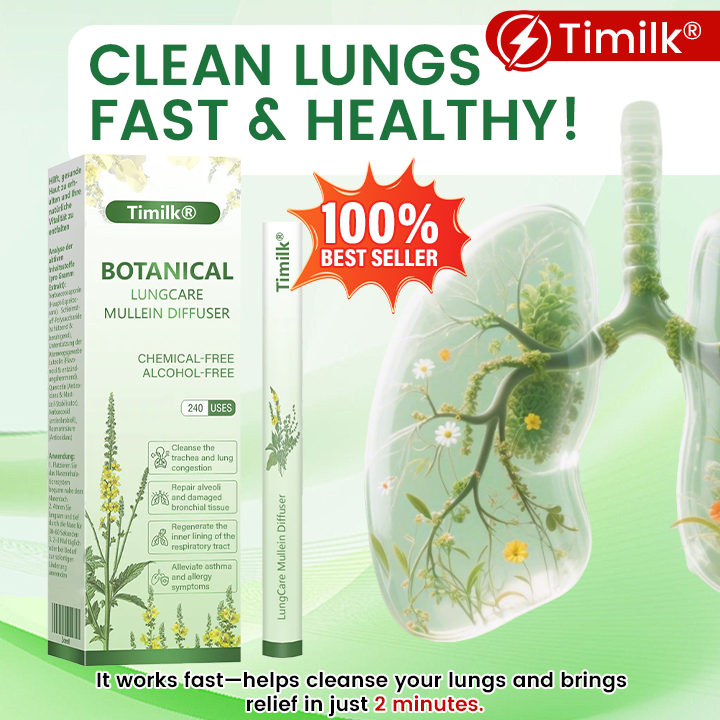 Timilk® Botanical LungCare Mullein Diffuser 🌟
