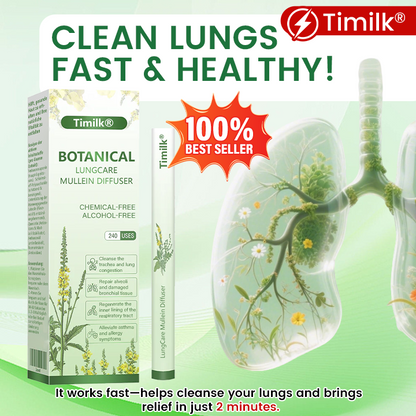 Timilk® Botanical LungCare Mullein Diffuser 🌟