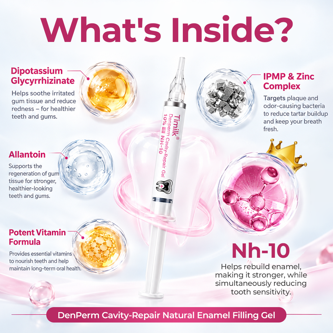 Timilk® DenPerm Cavity-Repair Natural Enamel Filling Gel