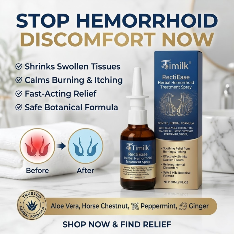 Timilk® RectiEase Herbal Hemorrhoid Treatment Spray