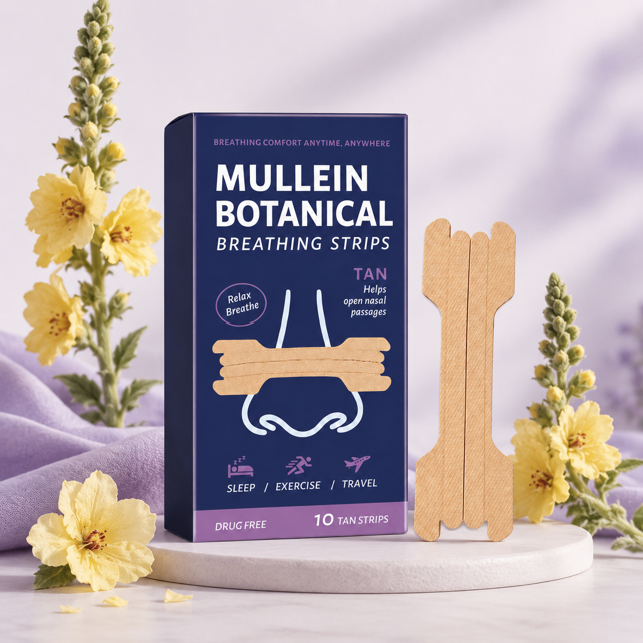 Mullein Botanical Breathing Strips