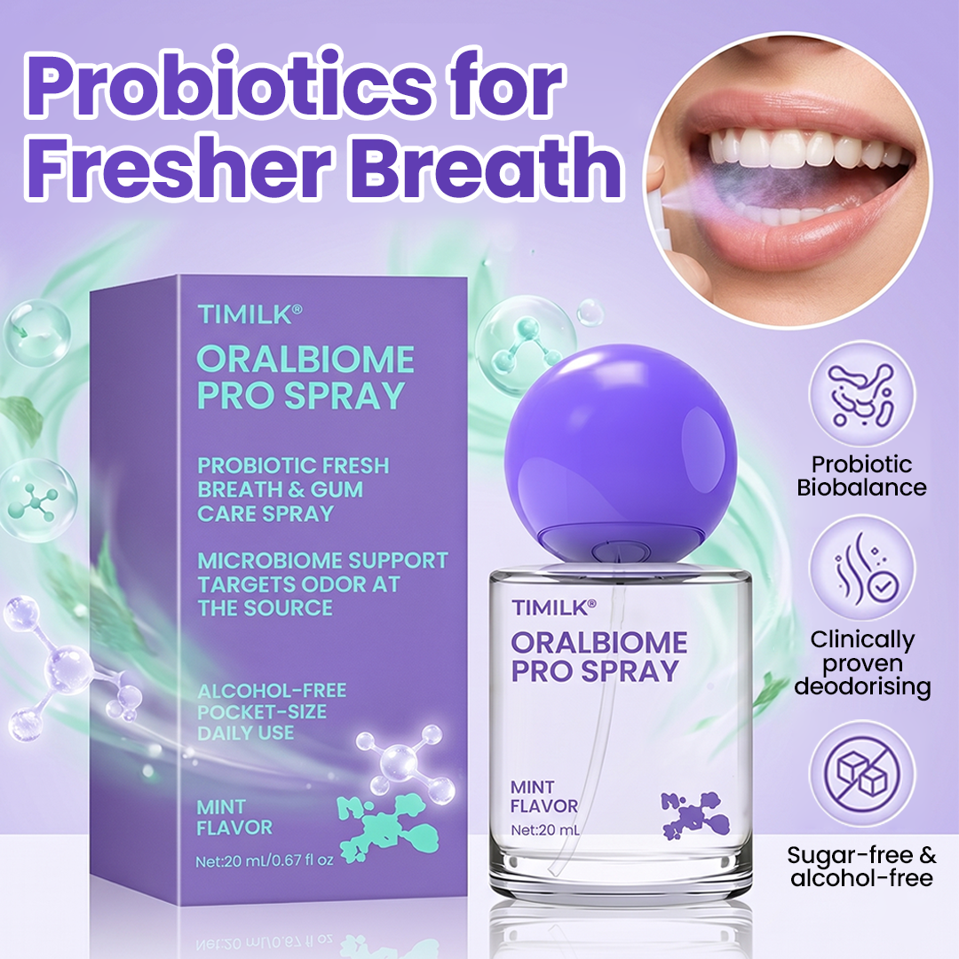✨FRESH-BREATH UPGRADE FOR DAILY USE 💜 Biancat® OralBiome Pro Spray  🦷 Probiotic Support for Fresh Breath, Gum Comfort & Oral Balance ✨