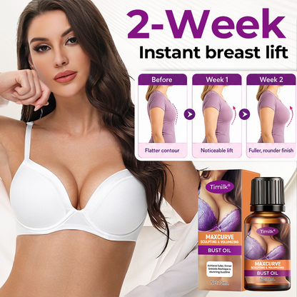 Timilk® MaxCurve Sculpting & Volumizing Bust Oil 🌸 — Say Goodbye to Sagging & Flat Busts 💖, Get Fuller, Firmer Curves 📈, Non-Surgical ✅, Try It Now! 🔥
