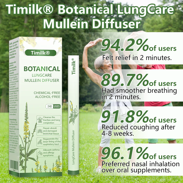 Timilk® Botanical LungCare Mullein Diffuser 🌟