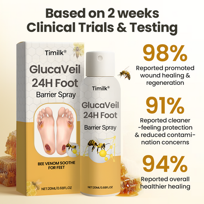 Timilk® GlucaVeil 24H Foot Barrier Spray.