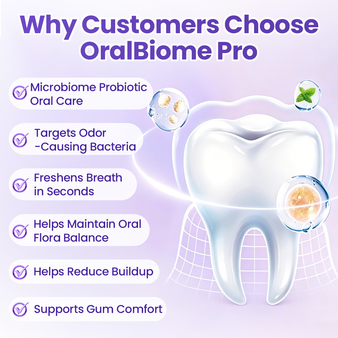 ✨FRESH-BREATH UPGRADE FOR DAILY USE 💜 Biancat® OralBiome Pro Spray  🦷 Probiotic Support for Fresh Breath, Gum Comfort & Oral Balance ✨