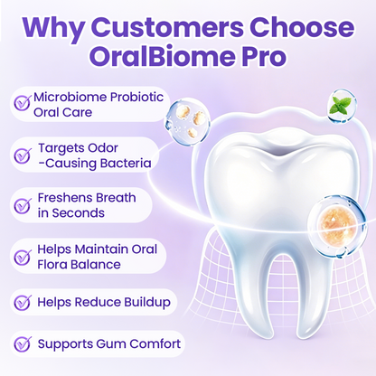 ✨FRESH-BREATH UPGRADE FOR DAILY USE 💜 Biancat® OralBiome Pro Spray  🦷 Probiotic Support for Fresh Breath, Gum Comfort & Oral Balance ✨
