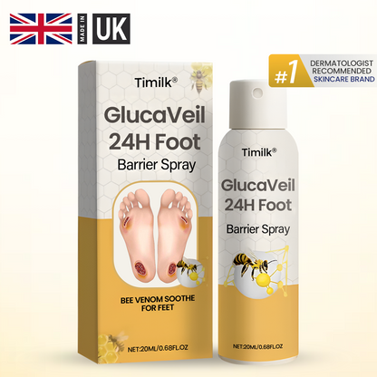 Timilk® GlucaVeil 24H Foot Barrier Spray.
