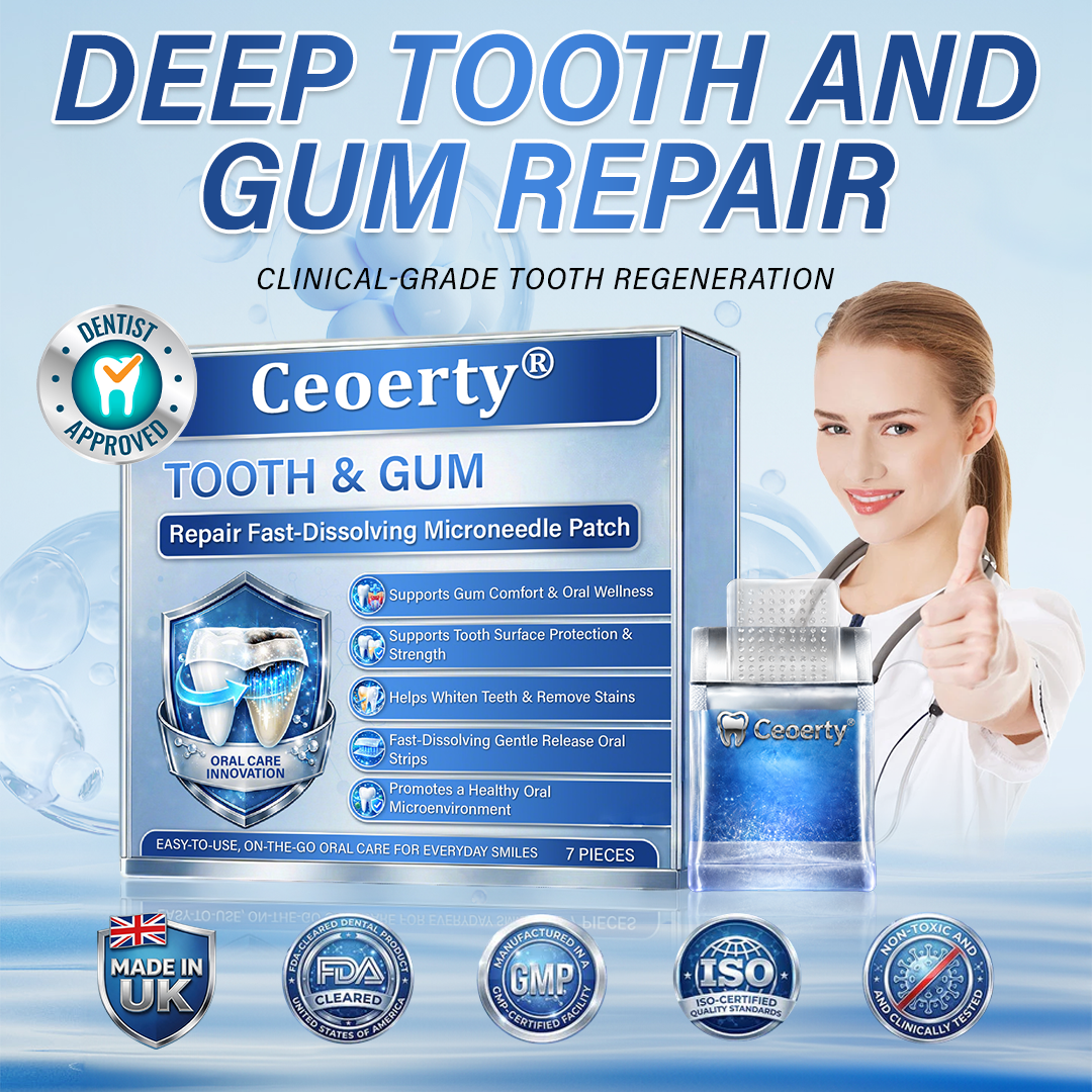 Ceoerty® Tooth & Gum Care Fast-Dissolving Microneedle Patch