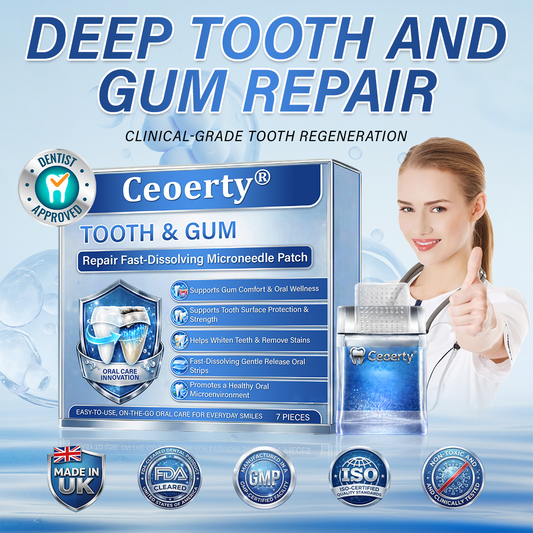 Ceoerty® Tooth & Gum Care Fast-Dissolving Microneedle Patch