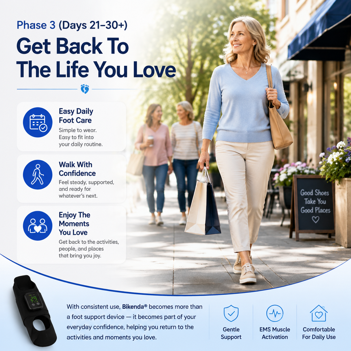 Bikenda® FootAlign EMS Pro —— Advanced EMS Foot Support System